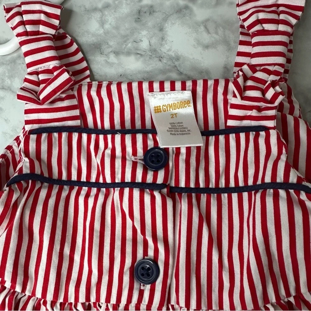 Patriotic Red white and blue summer sundress by Gymboree size 2T